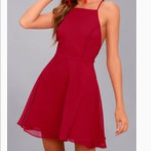 Brand new Lulus red mini dress